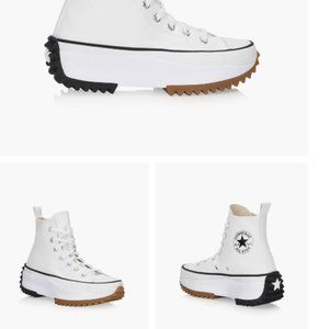 CONVERSE Run Star High-top canvas sneakers NWT